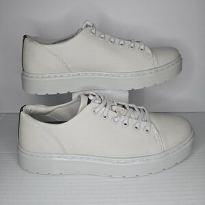 Dr. Martens Dante Low Top Sneaker Shoe White US Mens 9 Womens 10